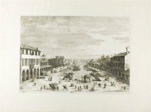 Mestre, z Vedute autorstwa Canaletto