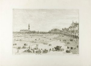 Prà della Valle, z Vedute autorstwa Canaletto