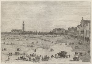 Pra della Valle autorstwa Canaletto