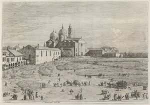 S. Giustina w pra della Vale, c. 17351746. autorstwa Canaletto