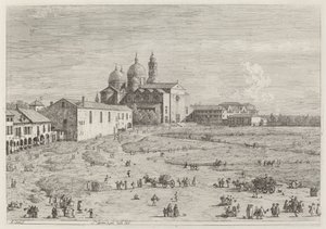 S. Giustina w pra della Vale, c. 17351746. autorstwa Canaletto