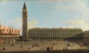Plac św. Marka, Wenecja autorstwa Canaletto
