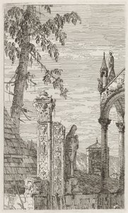 Grób Biskupa [w środku], ok. godz. 17351746. autorstwa Canaletto