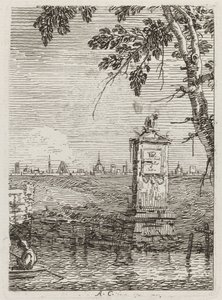 Mały Pomnik [po lewej], ok. 1930 r. 17351746. autorstwa Canaletto