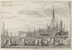 Rynek na Molo autorstwa Canaletto