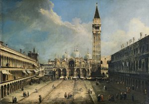 Piazza San Marco w Wenecji autorstwa Canaletto