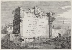 Tabliczka tytułowa autorstwa Canaletto