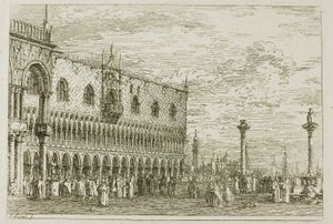 w Piera del Band V, z Vedute autorstwa Canaletto