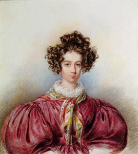 Portret George Sand (1804-76) 1830 (pastel na papierze)