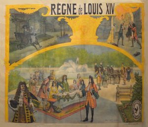 Plakat Le Regne de Louis XIV z 1904 r.