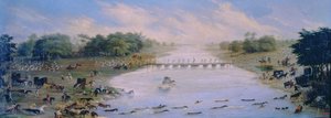 Przeprawa przez rzekę Riachuelo, Buenos Aires, Argentyna