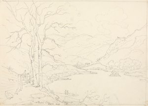 Nad jeziorem Rydal, 8 lutego 1836 r autorstwa Capt. Thomas Hastings