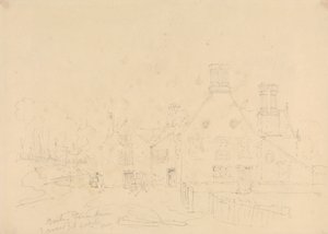 Barton Farm House, East Cowes, Isle of Wight, maj 1833 autorstwa Capt. Thomas Hastings