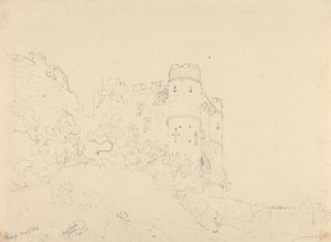 Zamek Carisbrooke, 9 maja 1826 autorstwa Capt. Thomas Hastings
