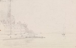 Zamek Cowes, wyspa Wight autorstwa Capt. Thomas Hastings