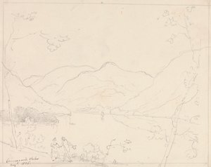 Crummock Water, sierpień 1835 autorstwa Capt. Thomas Hastings