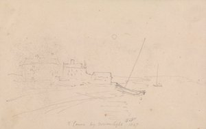 East Cowes przy świetle księżyca, wrzesień 1827 autorstwa Capt. Thomas Hastings