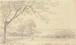 East Cowes od Spring Hill, Isle of Wight autorstwa Capt. Thomas Hastings