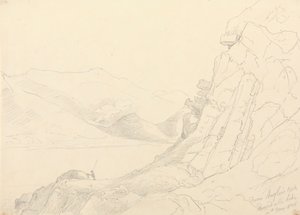 Z Anglers Rock, jezioro Ennerdale, 10 maja 1836 r autorstwa Capt. Thomas Hastings