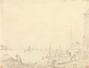 Z East Cowes, 7 sierpnia 1826 autorstwa Capt. Thomas Hastings
