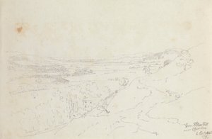 Z Elton Hill niedaleko Clevedon, 6 września 1845 r autorstwa Capt. Thomas Hastings