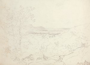 Z Strawberry Hill, Clevedon, sobota, 6 września 1845 r autorstwa Capt. Thomas Hastings