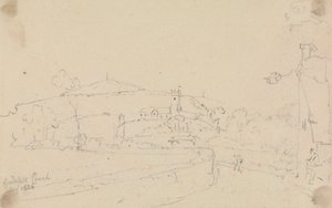 Kościół Godshill, sierpień 1826 autorstwa Capt. Thomas Hastings