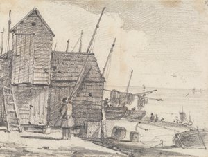 Plaża Hastings, 7 października 1820 r autorstwa Capt. Thomas Hastings