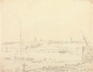 Medina, East Cowes Side, 7 sierpnia 1826 autorstwa Capt. Thomas Hastings