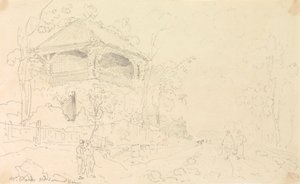 Stary letni dom pana Warda, Isle of Wight autorstwa Capt. Thomas Hastings