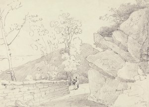 W pobliżu Bonchurch, Isle of Wight, 28 maja 1829 r autorstwa Capt. Thomas Hastings