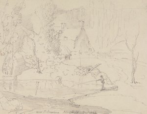 W pobliżu Saint Lawrence, Isle of Wight, grudzień 1826 autorstwa Capt. Thomas Hastings