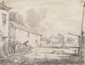 Na plaży Hastings, 12 października 1820 r autorstwa Capt. Thomas Hastings