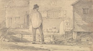 Na plaży Hastings, sierpień 1821 autorstwa Capt. Thomas Hastings