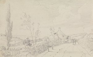 Esboço de uma estrada secundária e Cottagepolish autorstwa Capt. Thomas Hastings