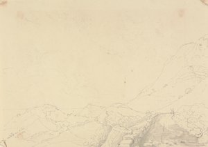 O deslizamento de terra sobre Niton, 13 de agosto de 1829 polonês autorstwa Capt. Thomas Hastings