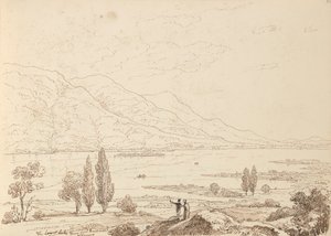 The Lower Lake od Lorda Kenmaresa, Killarney, wrzesień 1841 autorstwa Capt. Thomas Hastings