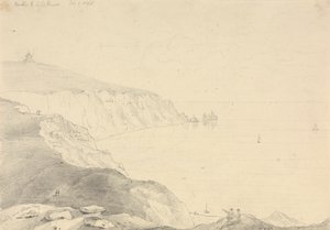 Igły i latarnia morska, wyspa Wight autorstwa Capt. Thomas Hastings