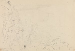 Undercliff w pobliżu Saint Lawrence, Isle of Wight autorstwa Capt. Thomas Hastings