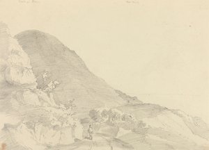 Ventnor Down, wyspa Wight autorstwa Capt. Thomas Hastings