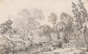 Widok na wyspę Mayo, Cheshunt, 23 maja autorstwa Capt. Thomas Hastings