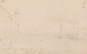 Zachód Cowes, 24 czerwca 1827 autorstwa Capt. Thomas Hastings