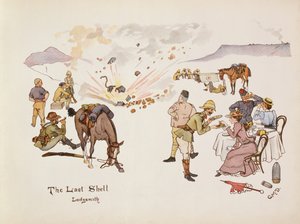 The Last Shell, Ladysmith, z The Leaguer of Ladysmith, 1900 autorstwa Captain Clive Dixon