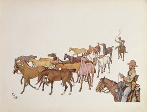 Kucyki ochotników, z The Leaguer of Ladysmith, 1900