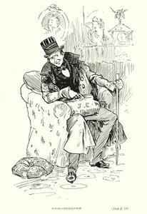 Postać Dickensa: Jonas Chuzzlewit (lito) autorstwa Captain Edward Henry Handley Read