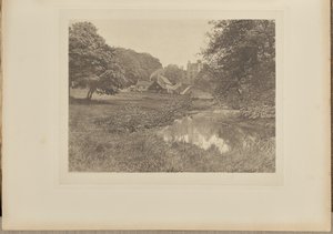 Haddon Hall i zagroda od strony rzeki