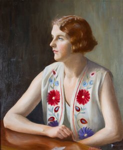 Portret pisarza i ilustratora Mariana Ady. Gruszka, ok.1930