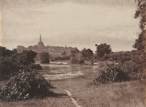 Rangun. Widok w pobliżu jeziora