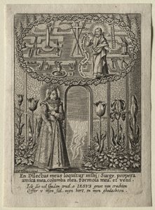 Przyjdź do mojego ogrodu, moja siostro, moja żona, pierwsza połowa XVII wieku. autorstwa Carel Collaert.