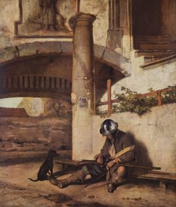 Holenderski: Strażnik bramy autorstwa Carel Fabritius